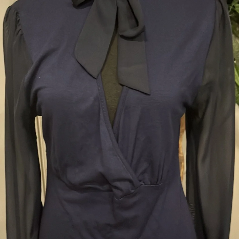 (NWOT) Venus Chiffon Sleeve Top - Picture 2 of 4